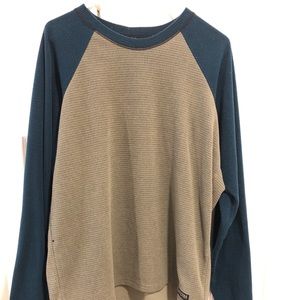 Melanzana Men’s XL micro grid crew neck